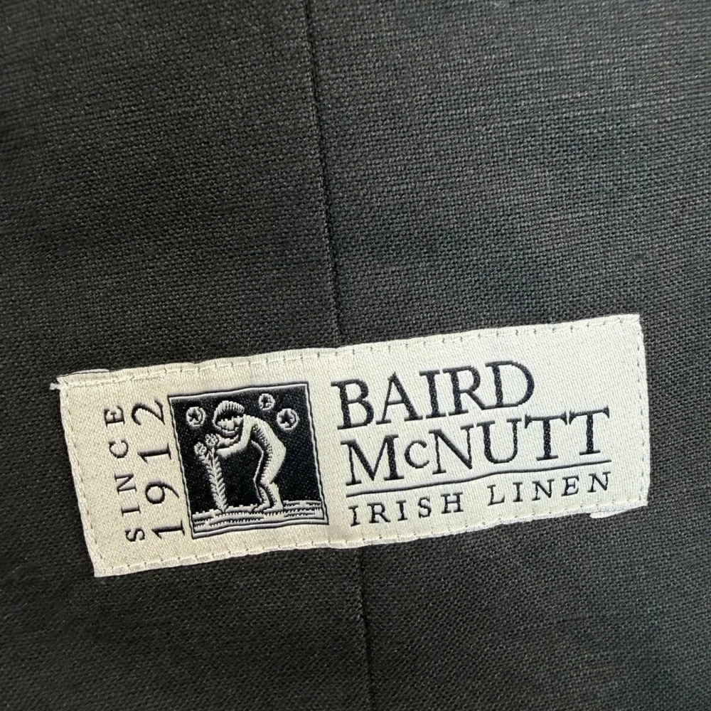 J.Crew Men 44R Ludlow Blazer Black Baird McNutt Irish Linen Cotton CQ523 NEW